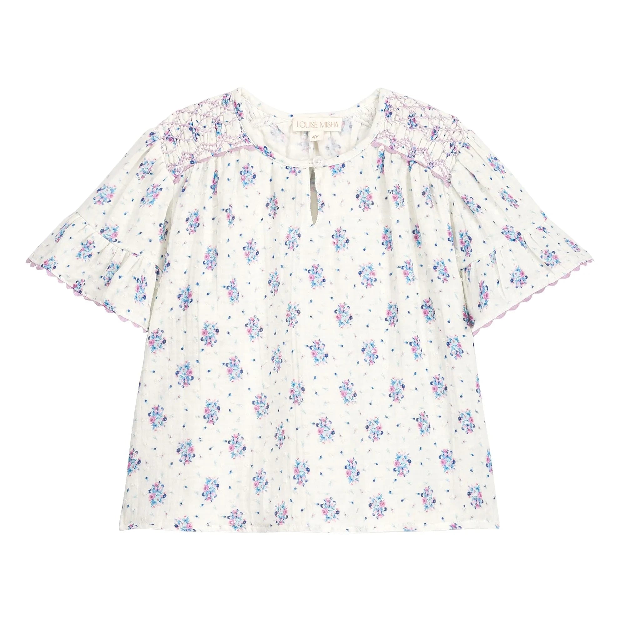 Louise Misha - Blouse Feliza Fleurie | Cream