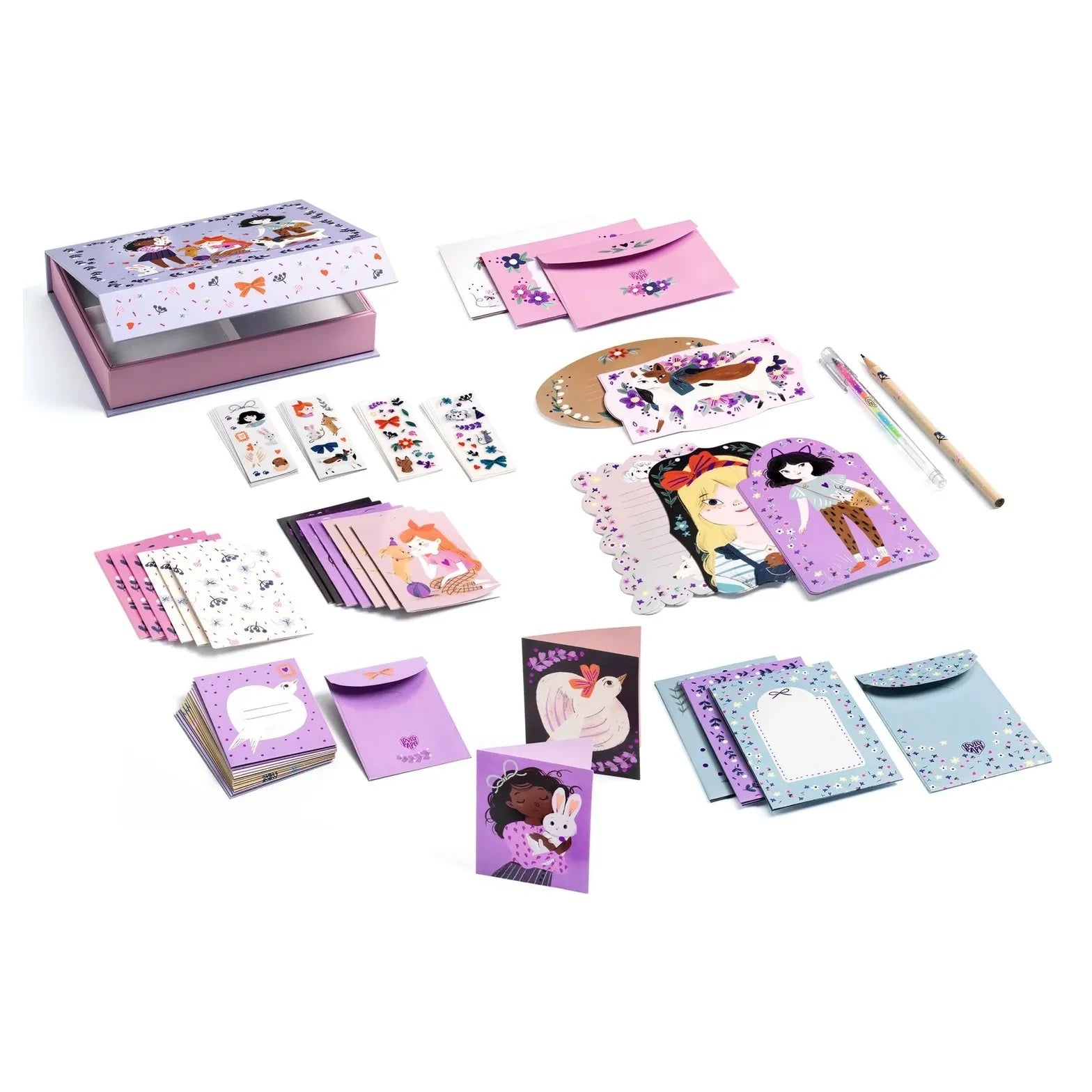 Djeco - Lucille Stationery Set