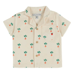 Emile et Ida - Organic Cotton Turnip Sponge Shirt | Cream