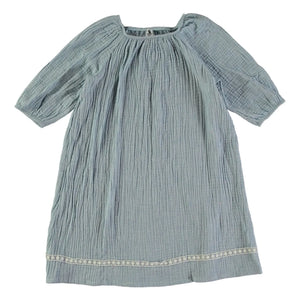 Risu Risu - Ostuni Organic Cotton Nightgown | Light Blue