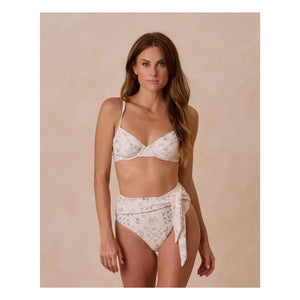 Rylee + Cru - Tile Jersey Top Made from Recycled Fibers | Ecru