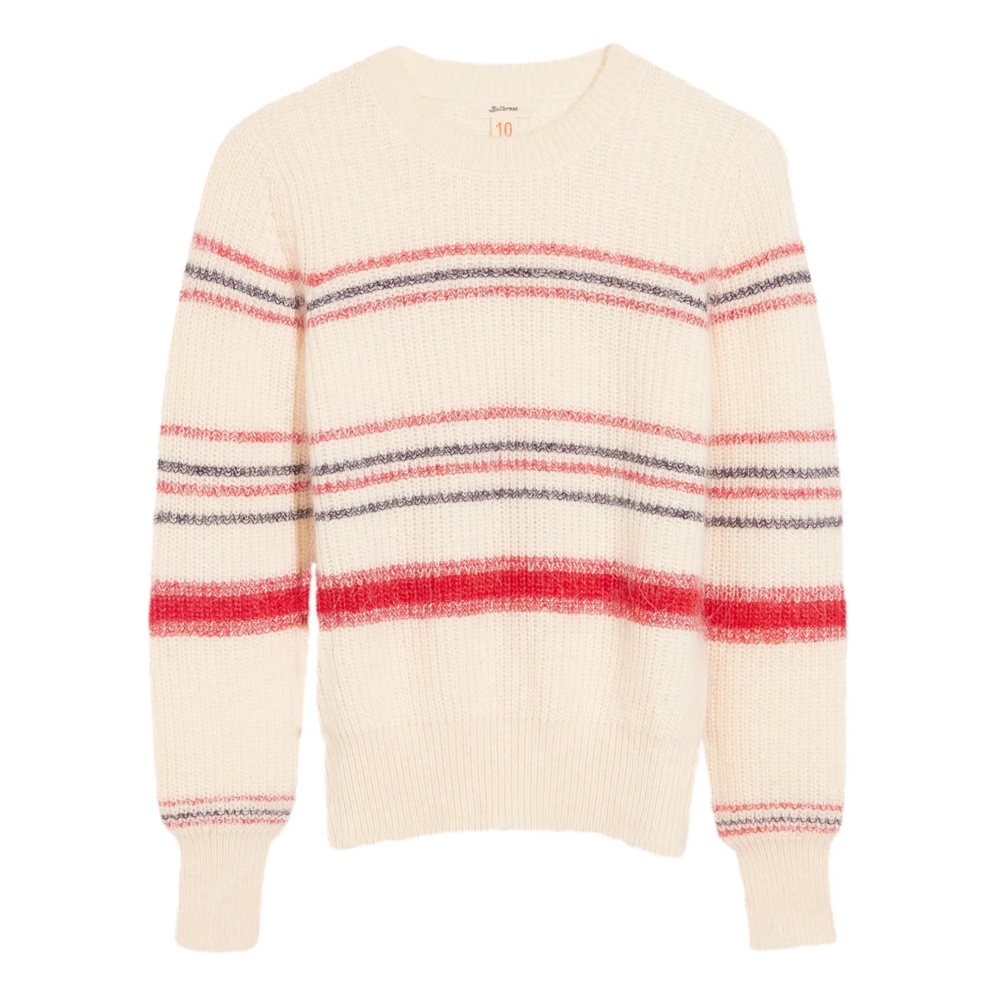 Bellerose - Diosy Striped Sweater | Ecru