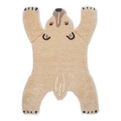 Ferm Living Kids - Embossed Polar Bear Rug | Off White