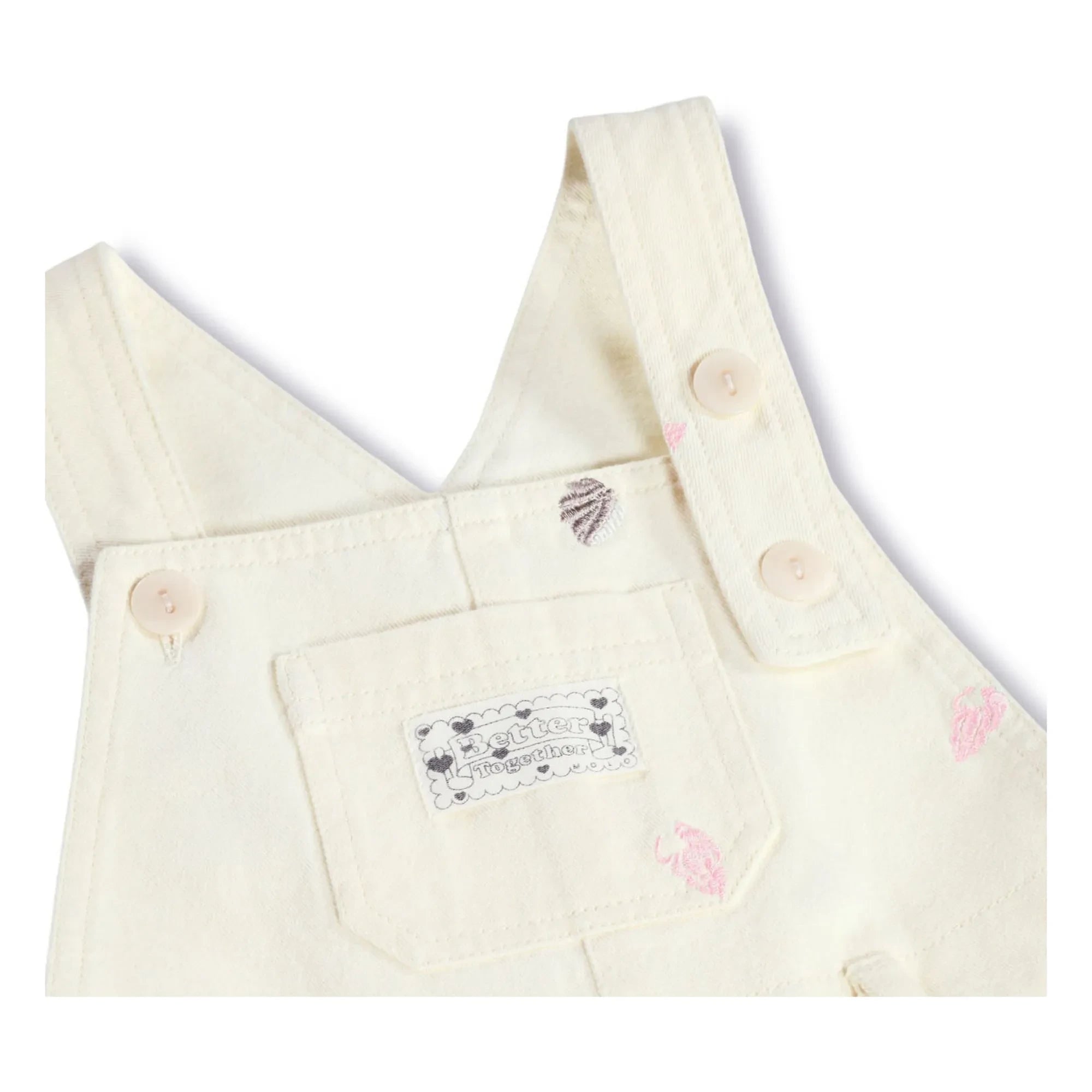 Molo - Sunnie Organic Cotton Sleeveless Jumpsuit | Ecru