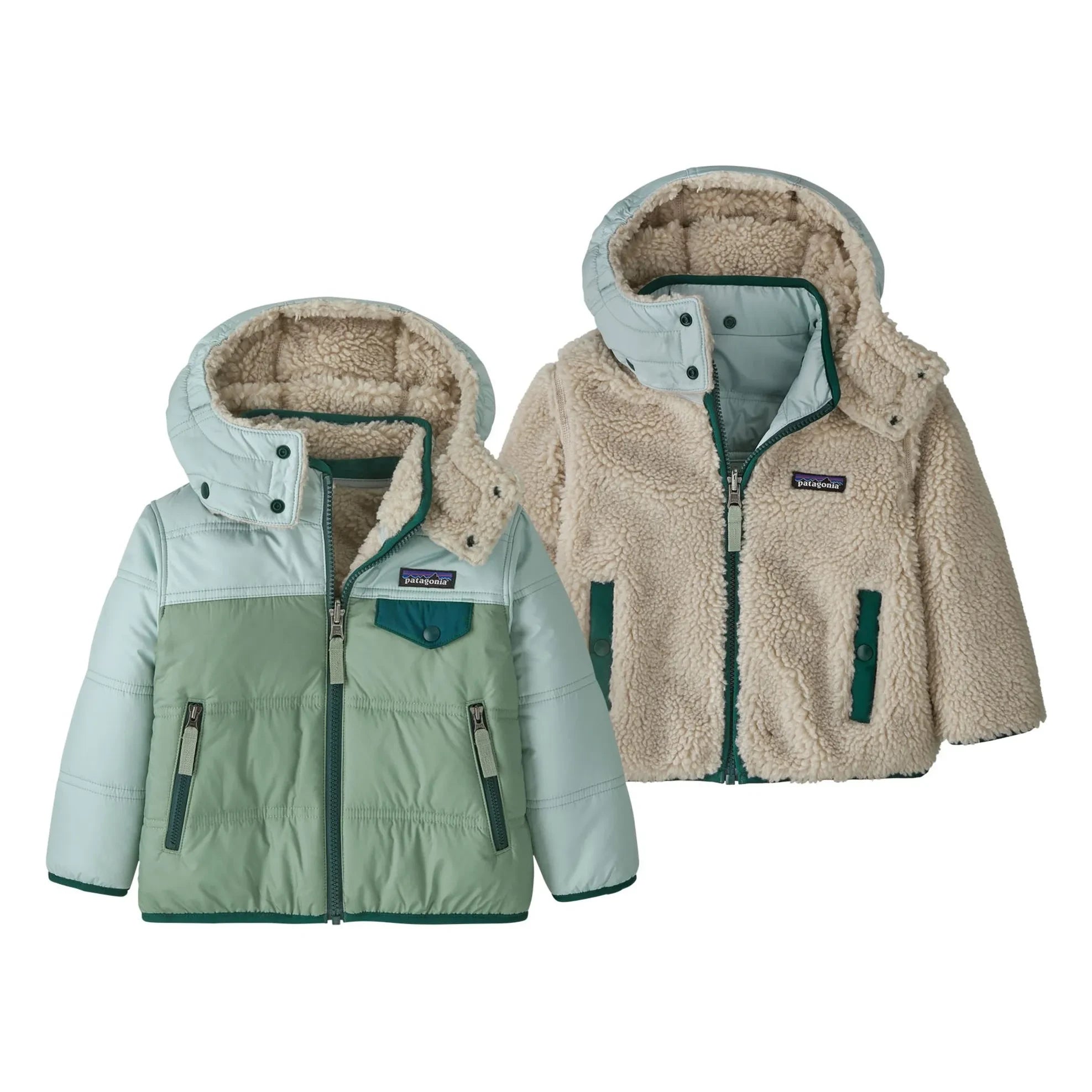 Patagonia - Tribbles Recycled Fiber Double-Sided Jacket | Light Green