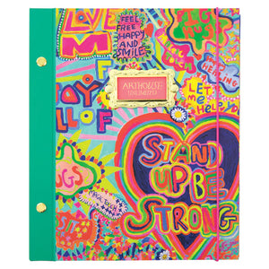 Portico Designs - Arthouse Unlimited A5 Hardcover Journal - Filled with Joy