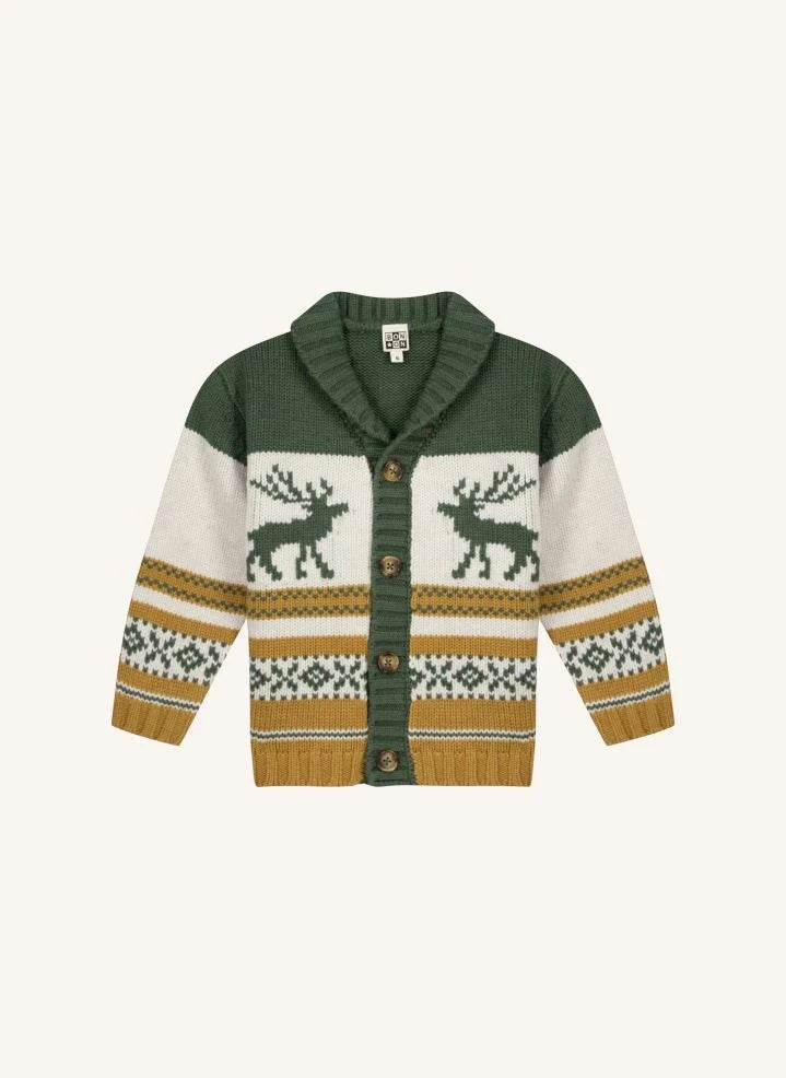 Bonton - Fleece Cardigan | Khaki