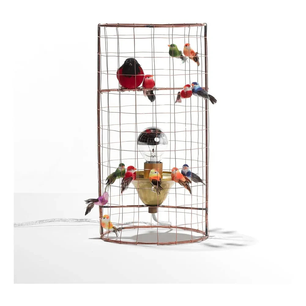 Mathieu Challières - Mini Bird Cage Table Lamp