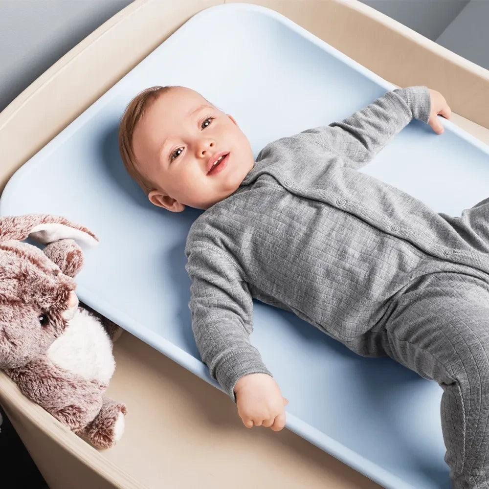 Leander - Shaped Changing Pad Cover - Matty | Gray