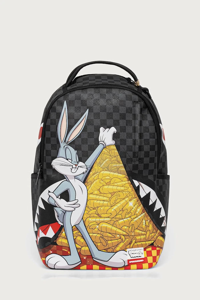 Sprayground - Looney Tunes Carrot Pattern Black Backpack 910B9177NSZ
