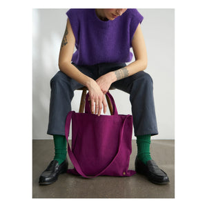 La cerise sur le gâteau - City Iona Bag, Cotton Canvas | Crimson