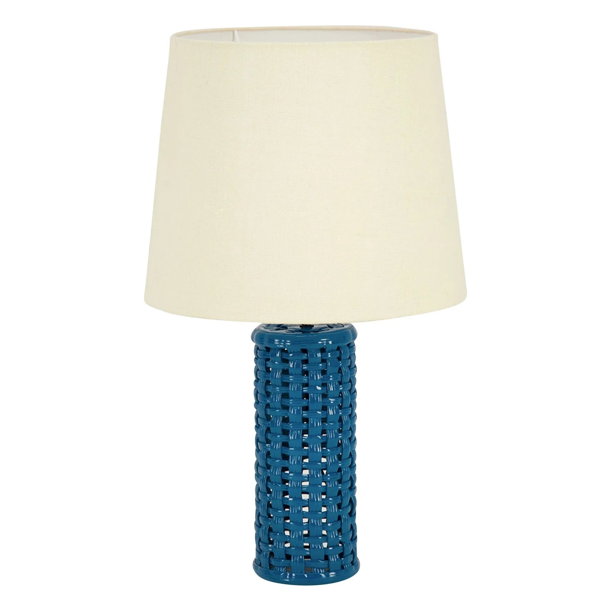 House of Capricorn - Cesta Ceramic Lamp Base | Blue