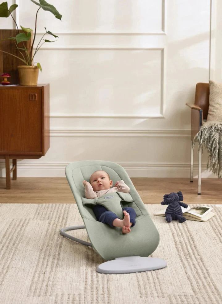 BabyBjörn - Begin Deck Chair - Soft Brushed Woven Fabric, Light Green | Pale green