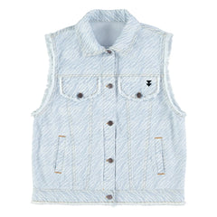 Sisters Department - Sleeveless Vest | Denim Blue