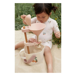 Liewood - Roald Beach Bucket and Sieve | Peach/Seashell