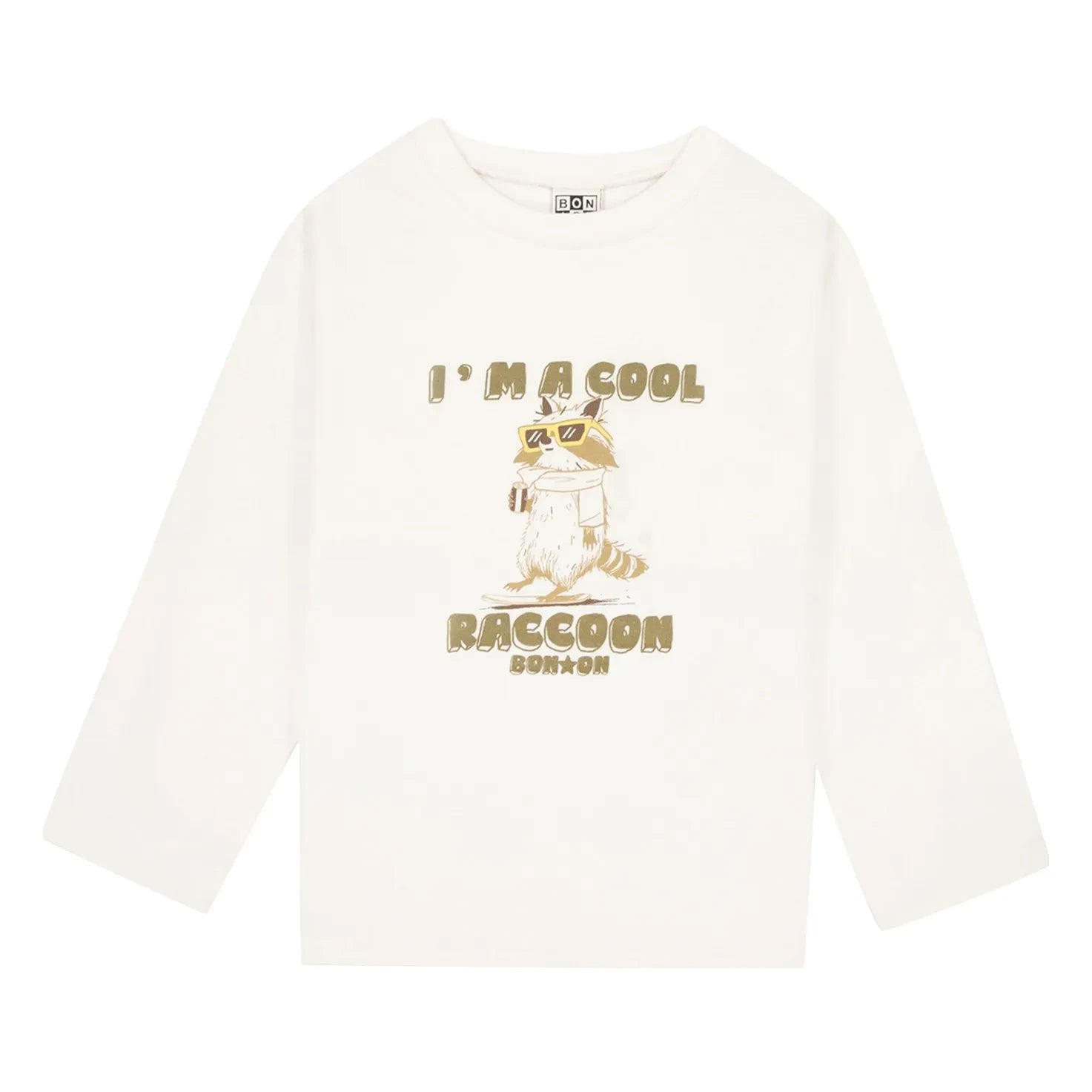 Bonton - Taxo Raccoon T-Shirt | Ecru