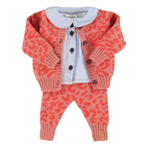 Piupiuchick - Leopard Wool Vest | Pink