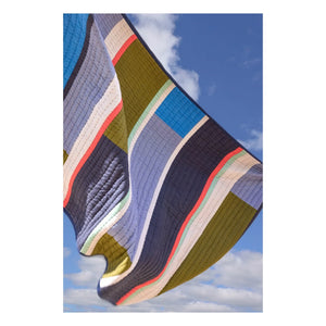 Hübsch - Organic Cotton Blanket | Blue