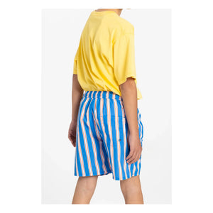 Smallable Kid - Archie Striped Swim Shorts | Electric Blue