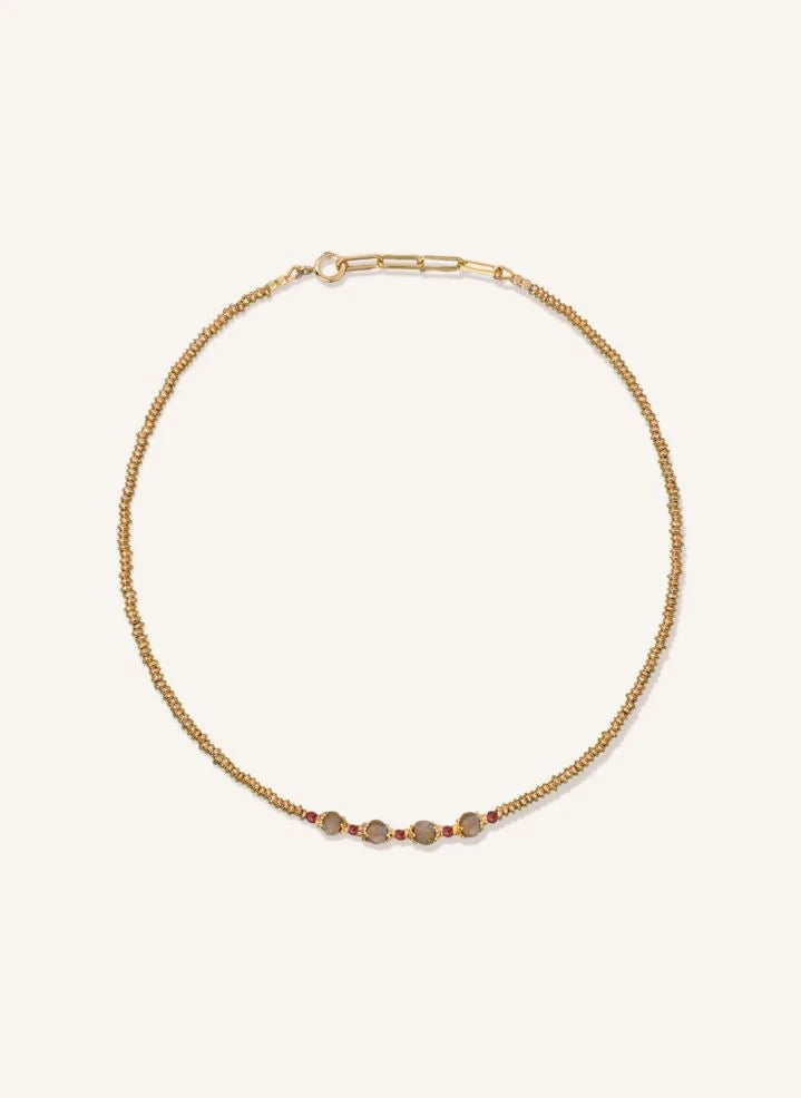 Tityaravy - Sriphala necklace | Grey