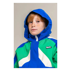 Flotte - Abbessito waterproof jacket Recycled fibres | Blue
