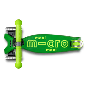 Micro - Maxi Foldable Neon LED Scooter | Green