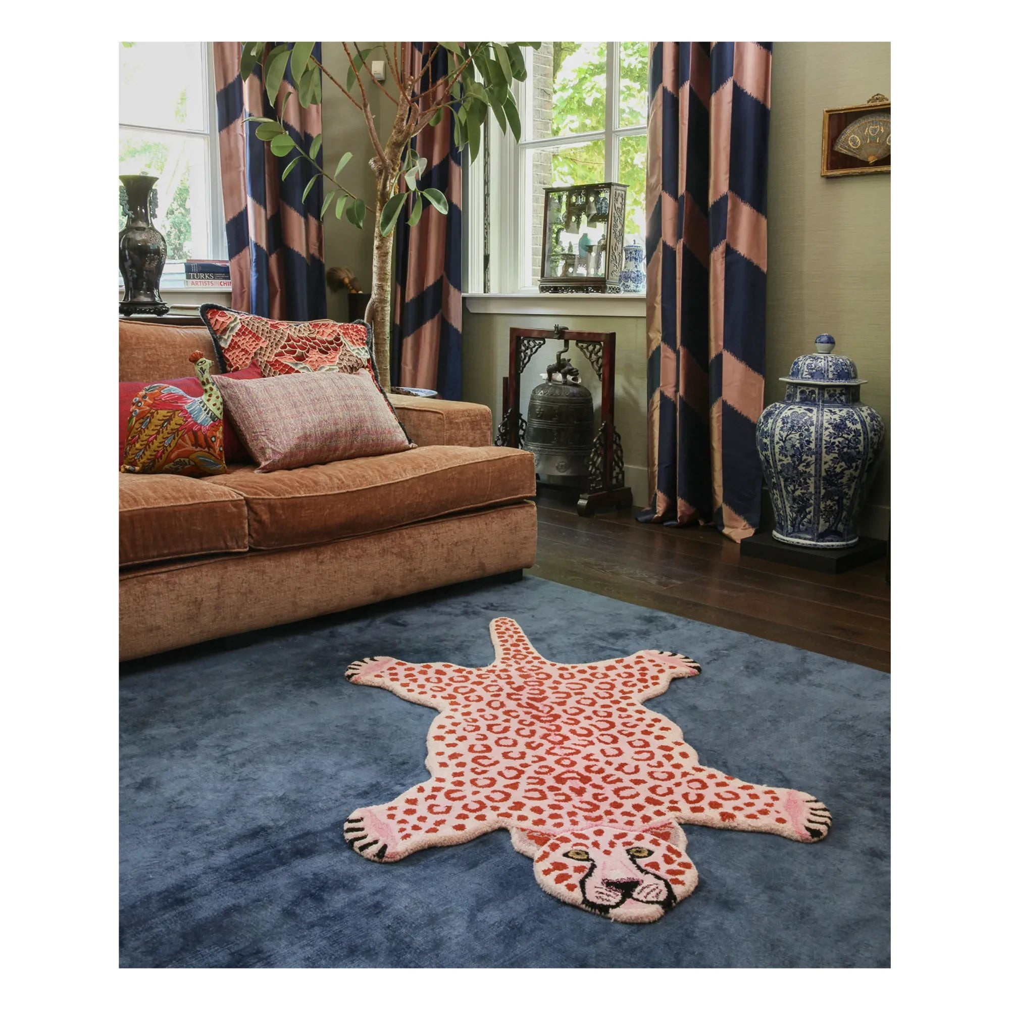 Doing Goods - Leopard Rug | Pink