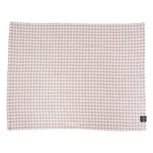 Haomy - Piana II Checkered Napkin | Powder Pink