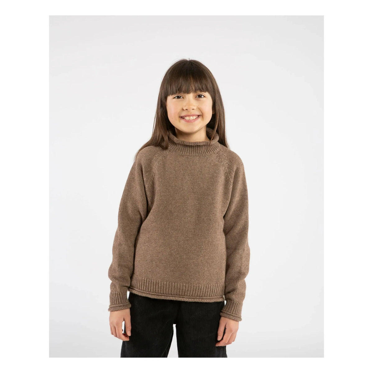 Matona - Yün Raglan Kazak | Kahverengi