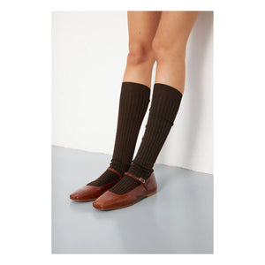 Augusta - Julieta Patent Leather Ballerinas | Brown