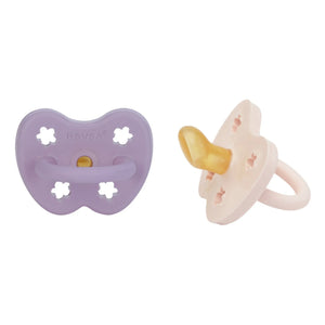 Hevea - Natural Rubber Physiological Pacifiers - Set of 2 | Lavender