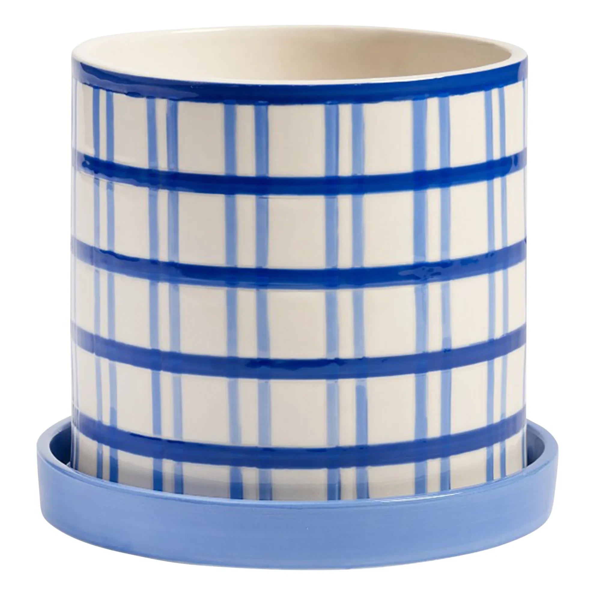 &Klevering - Clash Grid Planter | Blue