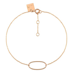Ginette NY - Ellipse Bracelet | Rose Gold