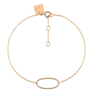 Ginette NY - Ellipse Bracelet | Rose Gold