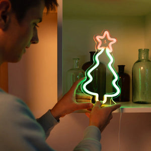 Legami - Neon-Effect LED Lamp - Christmas Tree - It's a Sign