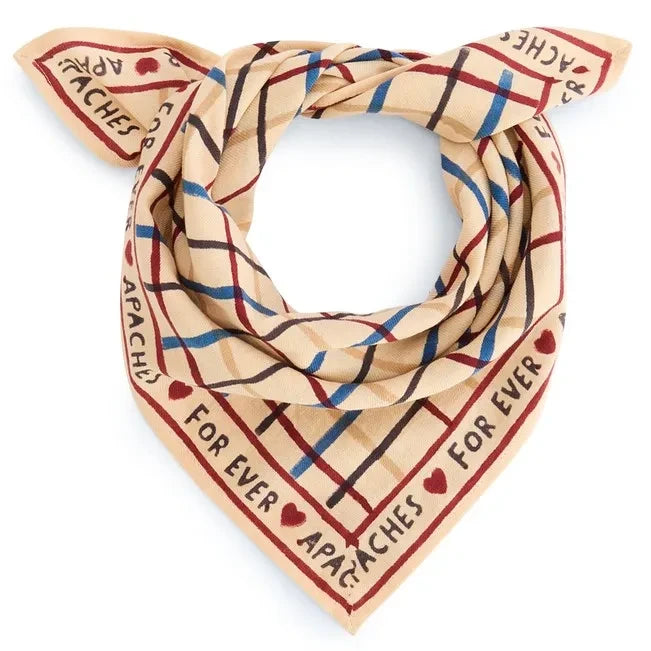 Apaches - Small Scarf Manika Checked | Beige