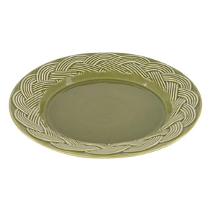 House of Capricorn - Vime dessert plate | Green