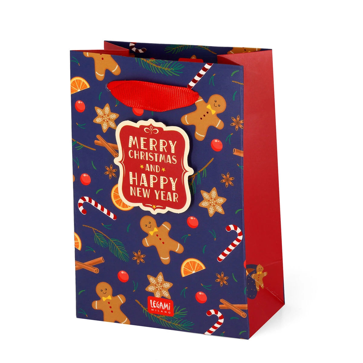 Legami - Gingerbread Christmas Gift Bag - Small