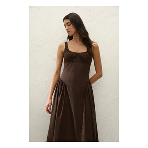 Faithfull the Brand - Marcella Cotton Dress | Coffee