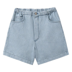 Cozmo - Sedir Striped Bermuda Shorts | Light Blue