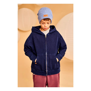 AO76 - Eldo Denim Organic Cotton Sweatshirt | Navy Blue