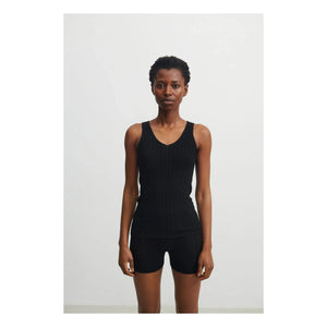 FUB - Merino Wool Tank Top - Women's Collection | Black