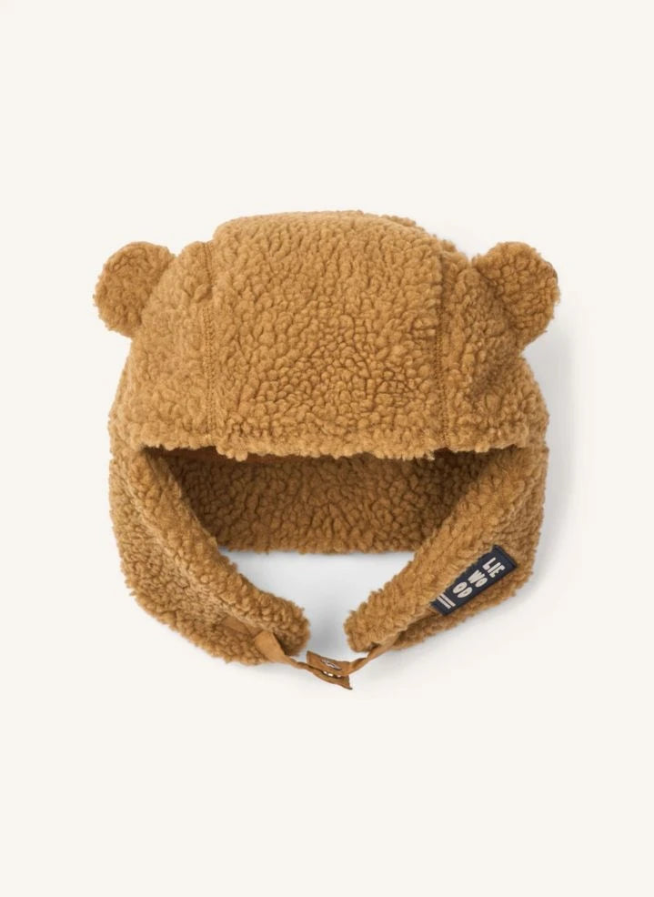 Liewood - Sherpa Style Chapka Bravo Recycled Fibers | Caramel