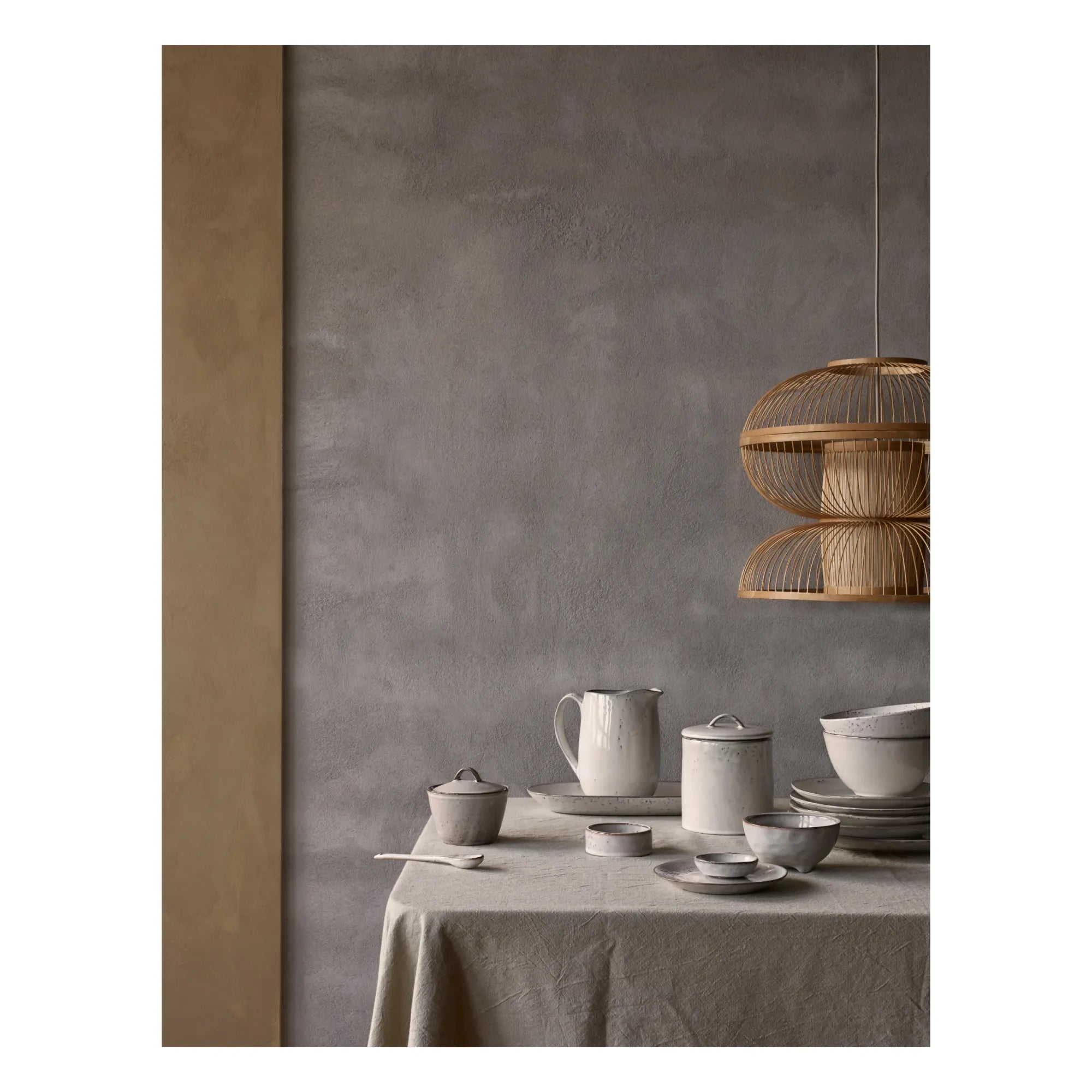 Broste Copenhagen - Nordic Sand Bowl | Light Gray