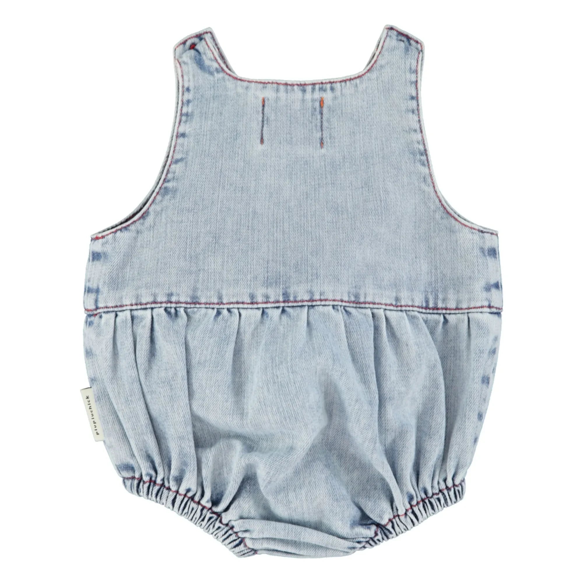 Piupiuchick - Etoile Denim Overalls | Washed Blue