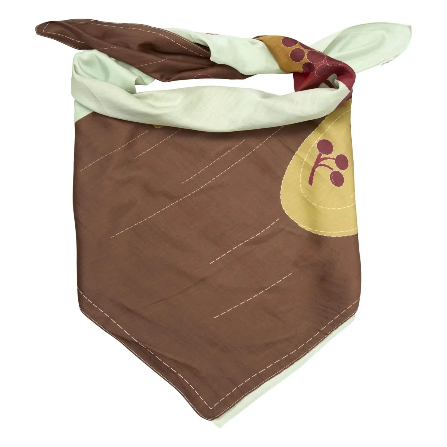 Becksöndergaard - Tables Cotton and Silk Scarf | Light Green