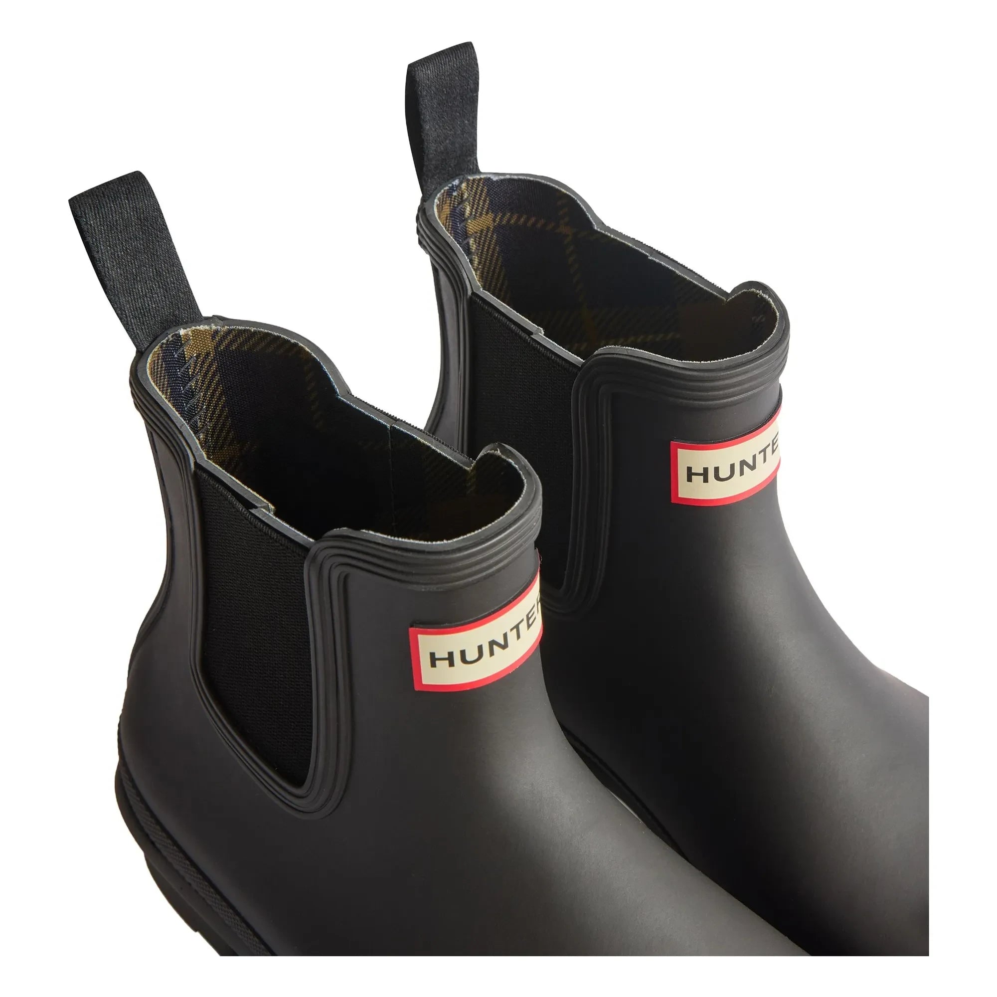 Hunter - Chelsea Boots Original Tartan Rubber | Black