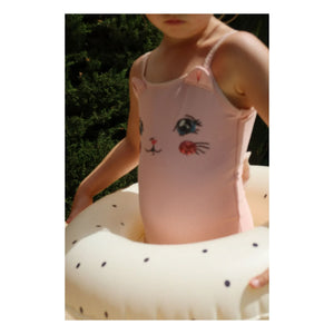 Konges Sløjd - 1-Piece Kitty Recycled Fiber Swimsuit | Pink