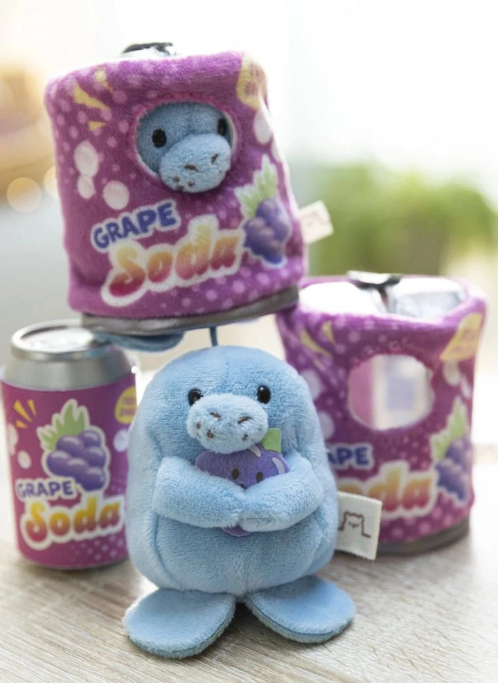 Nici - Soda Costumed Wilbur Sea Cow Plush Toy | Blue
