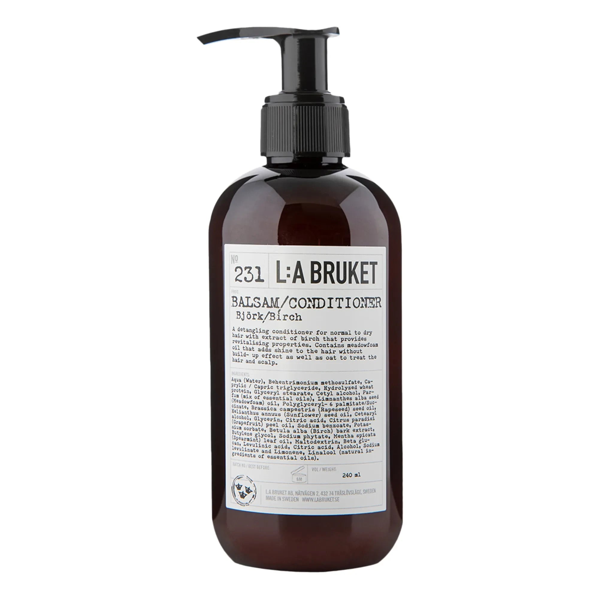 L:A BRUKET - 231 Birch Hair Conditioner 240 ml